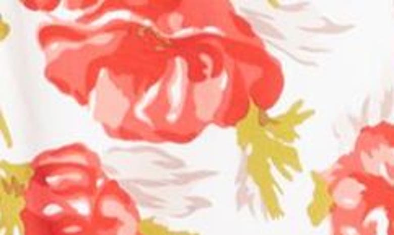 Shop Faithfull The Brand Bellavista Floral Midi Dress In Isadora Floral Red