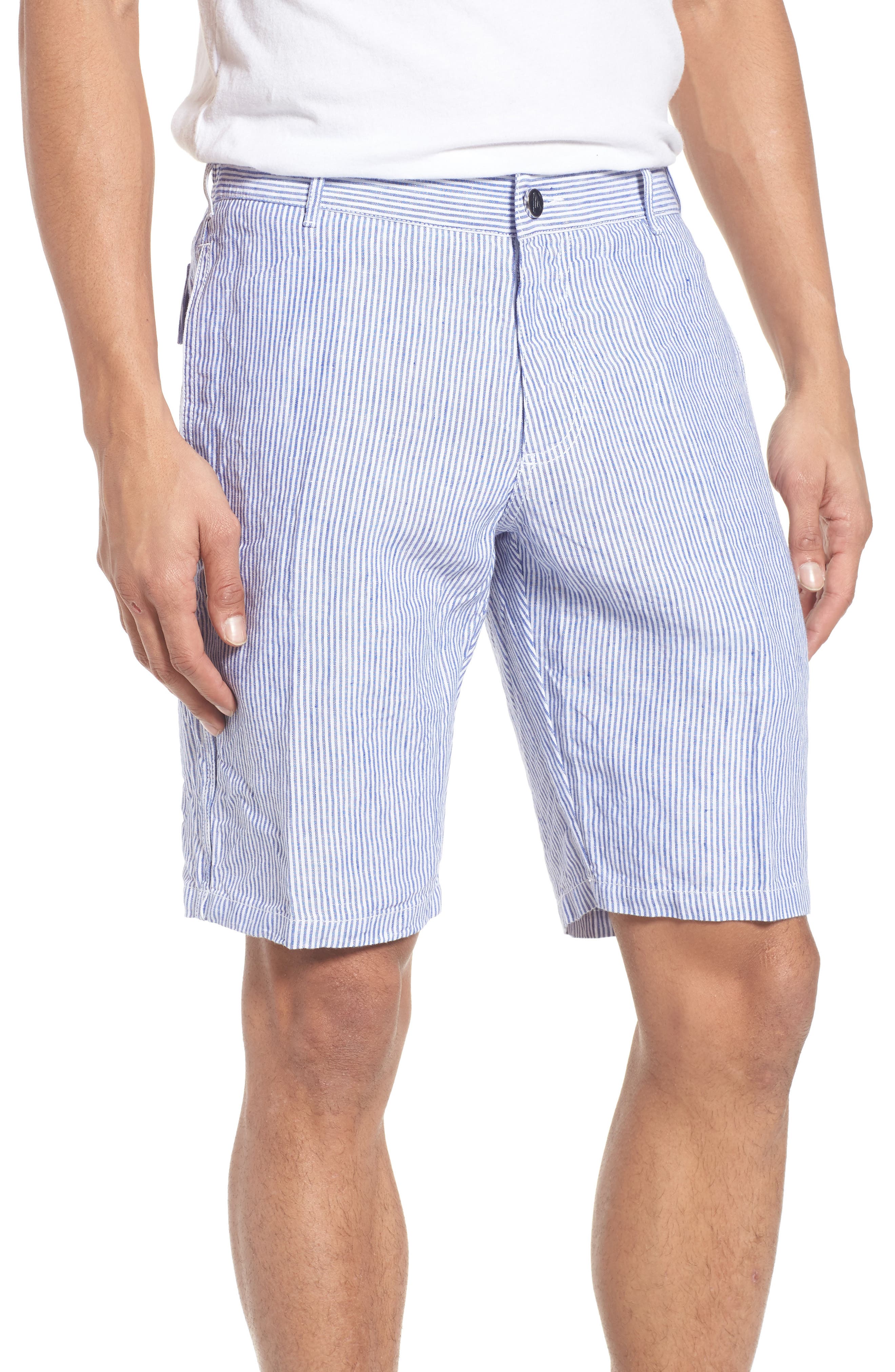 Vilebrequin Stripe Linen Bermuda Shorts Nordstrom