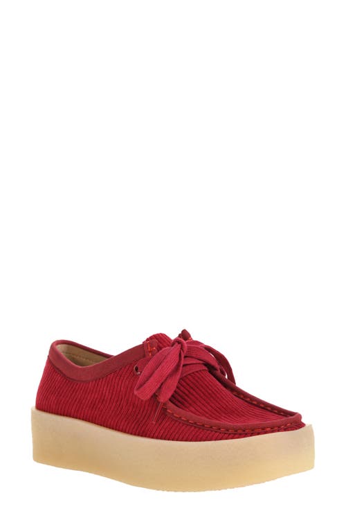 Dirty Laundry Corduroy Platform Shoe in Red 