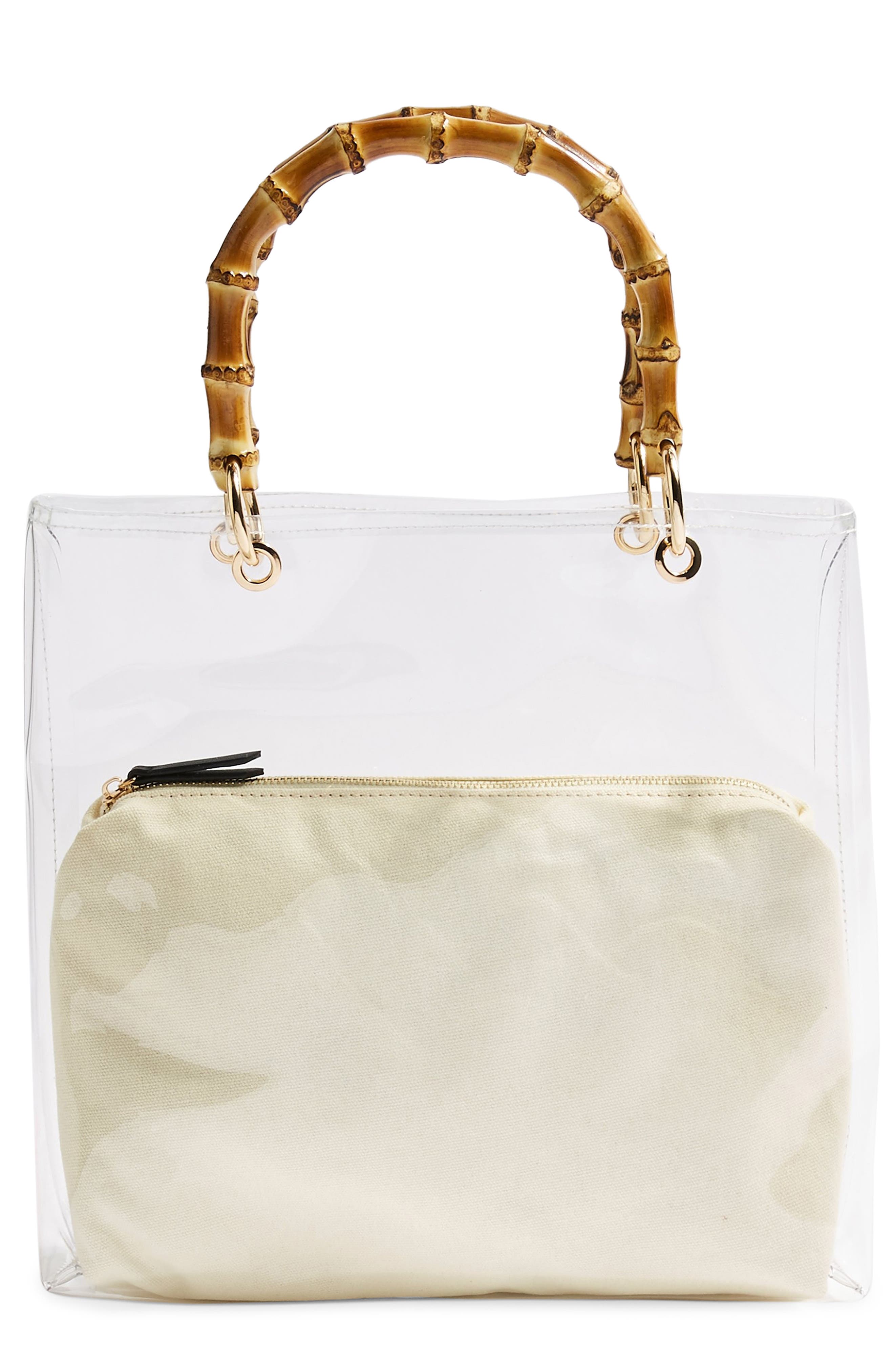 topshop transparent bag