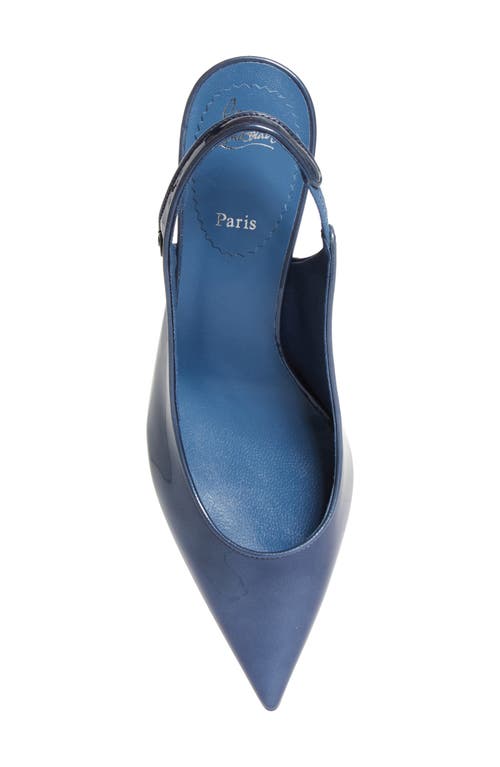 Shop Christian Louboutin Sporty Kate Slingback Pump In Denim/lin Denim