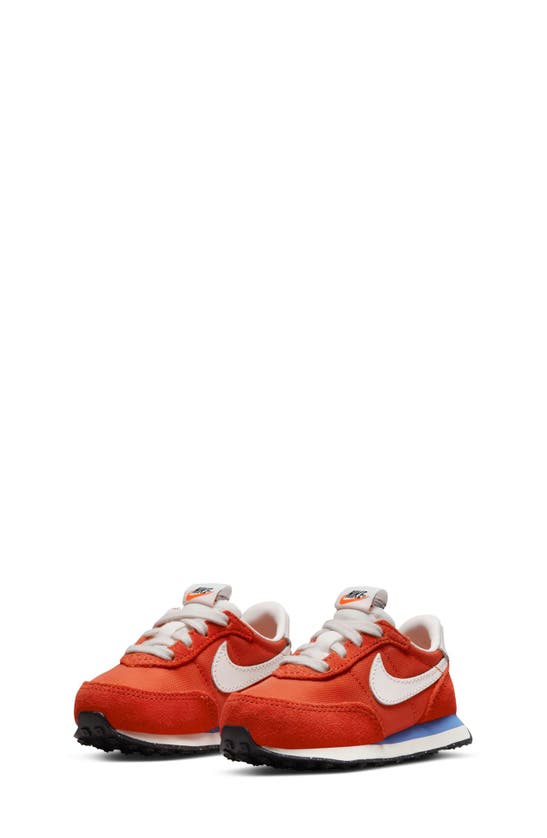 Nike Kids' Waffle Trainer 2 Sneaker In Mantra Orange/ Sail Blue