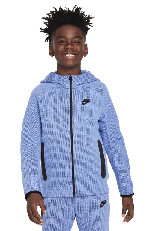 Nike Kids' Sportswear Tech Fleece Full Zip Hoodie In Blue