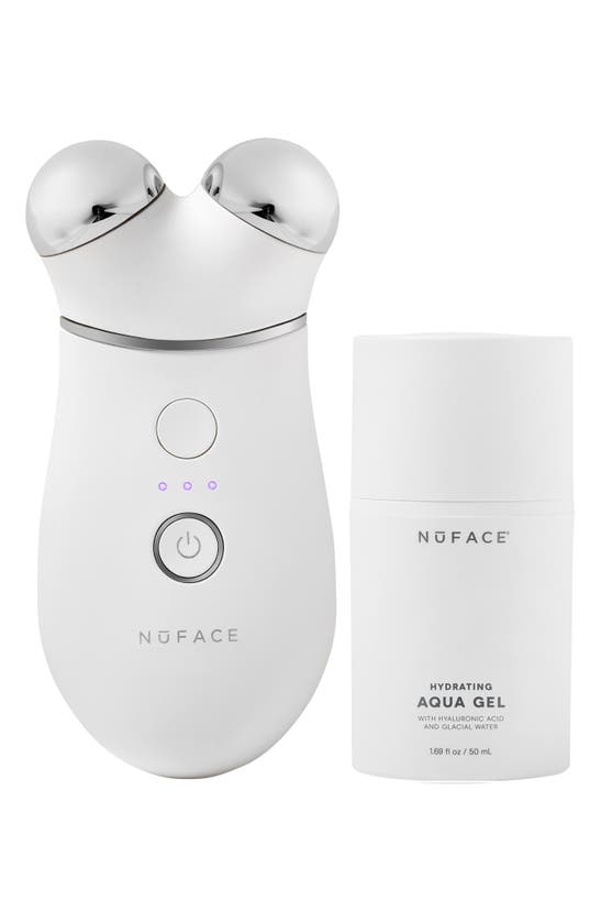 Shop Nuface Refreshed Trinity Smart Advanced Facial Toning Device Set In White