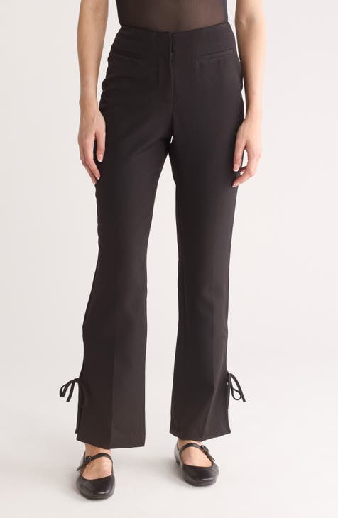 Cutout Flare Trousers