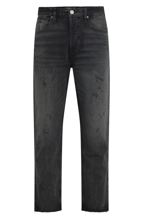 Hudson Jeans Reese Relaxed Straight Leg Jeans in Onyx