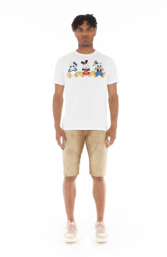 Shop Cult Of Individuality No Evil Graphic T-shirt In White