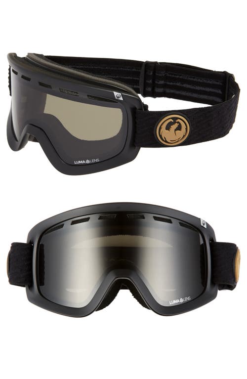 Dragon D1 Otg Snow Goggles With Bonus Lens In Black