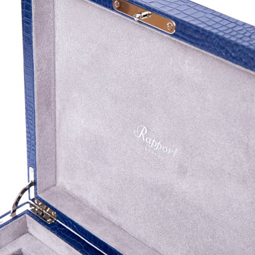 Shop Rapport London Brompton Eight Watch Box In Blue