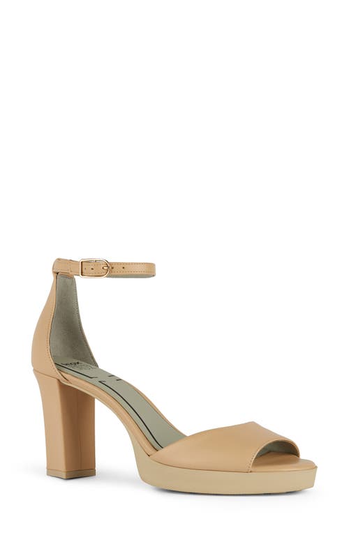 Geox x Pénelope & Mónica Cruz Walk Pleasure Ankle Strap Sandal Beige at Nordstrom,