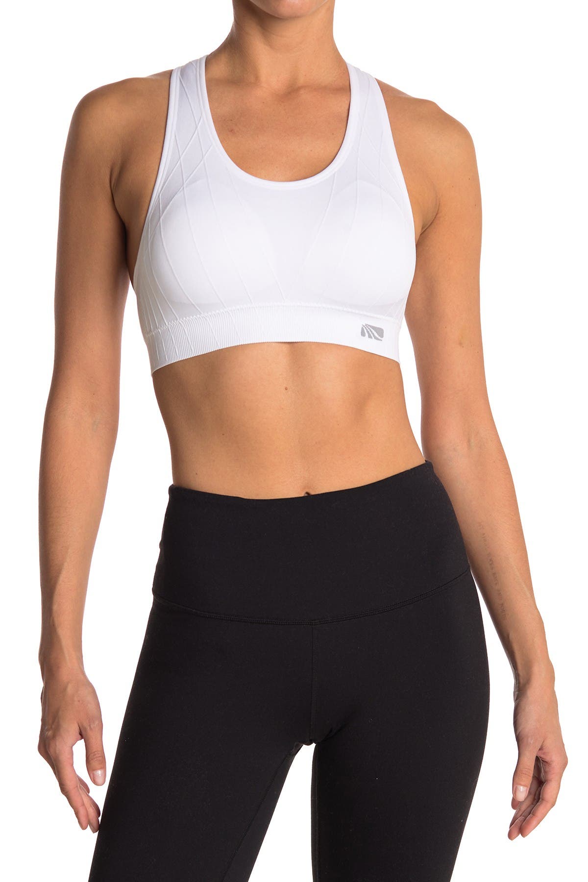 mesh back sports bra