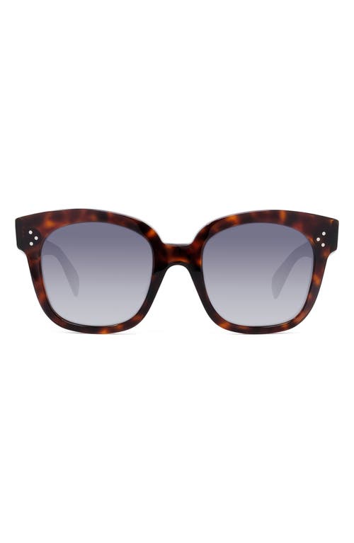 Celine 54mm Square Sunglasses In Red Havan/smoke