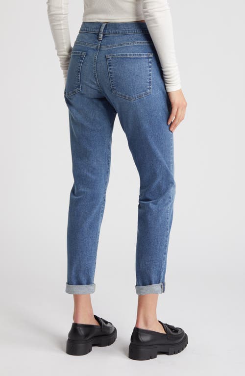 Shop Frame Le Garcon Ankle Slim Boyfriend Jeans In Lucerne