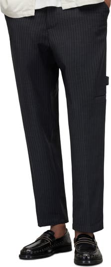 Cairo Pinstripe Wool Blend Trousers