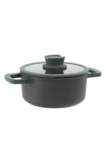 Berghoff Leo Forest Nonstick 2.9-quart Covered Stockpot In Gray