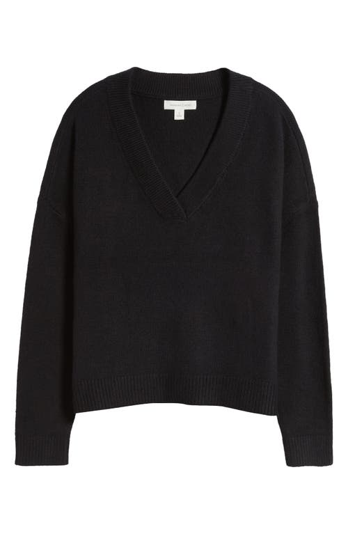 Shop Treasure & Bond Oversize V-neck Sweater In Black