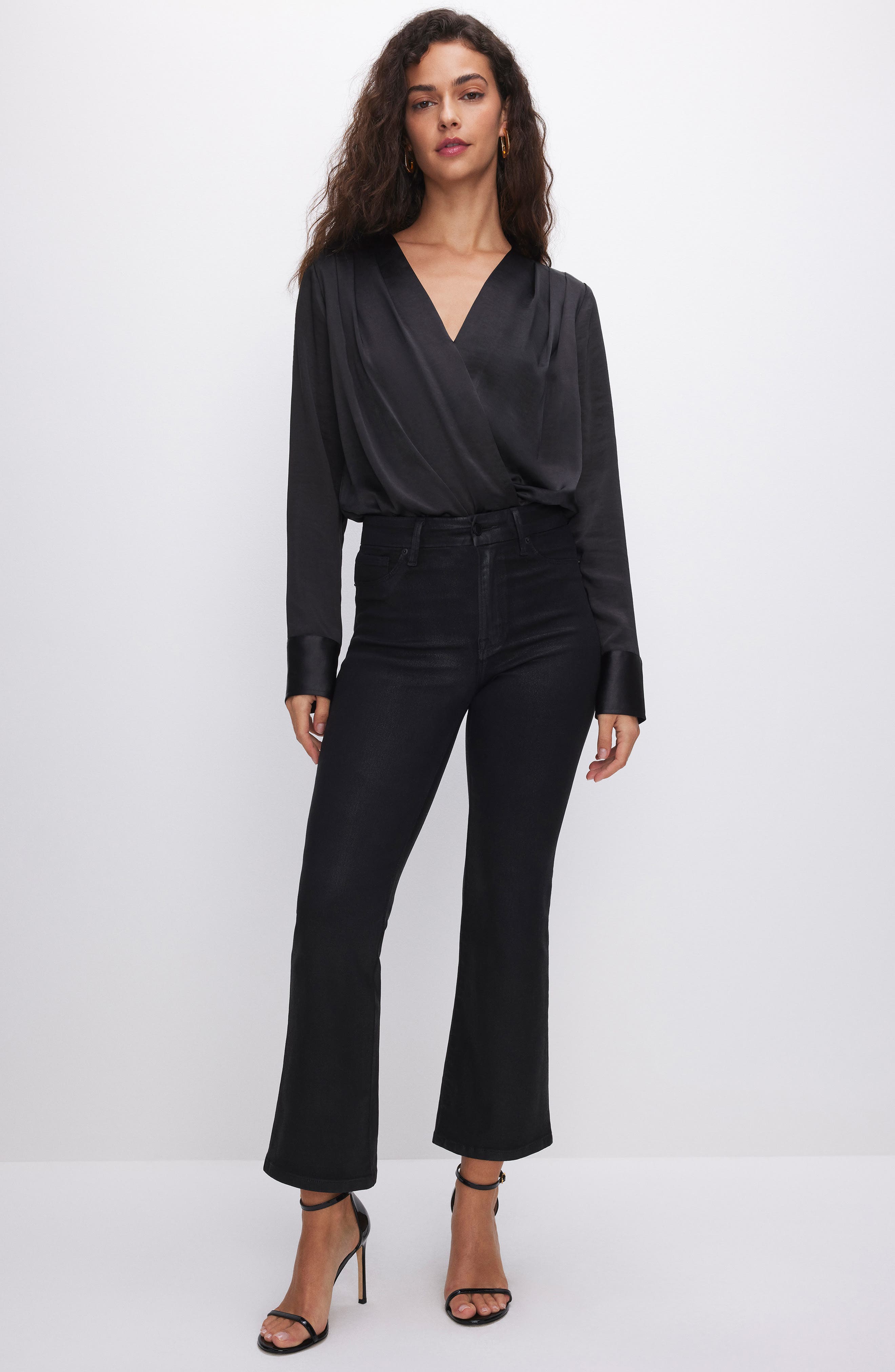 SCUBA CRYSTAL JUMPSUIT  BLACK001 - GOOD AMERICAN