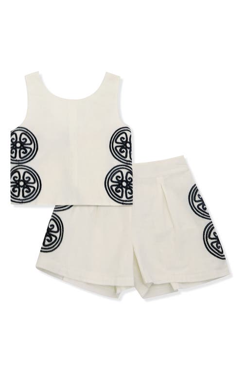 Shop Habitual Kids Kids' Cotton Tank & Shorts Set In Off-white