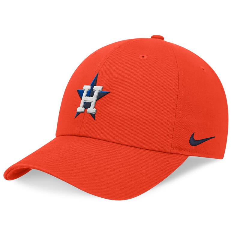 Shop Nike Orange Houston Astros Evergreen Club Adjustable Hat