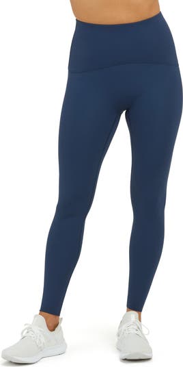 DYI High Waisted Blue Navy Compression Leggings size Large  Compression  leggings, Compression tights, Workout clothes