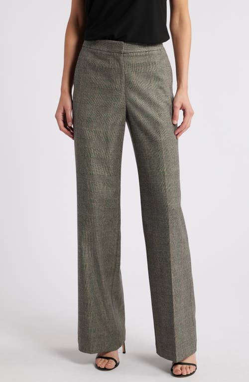 Shop Kobi Halperin Nemo Windowpane Check Pants In Brown Mult