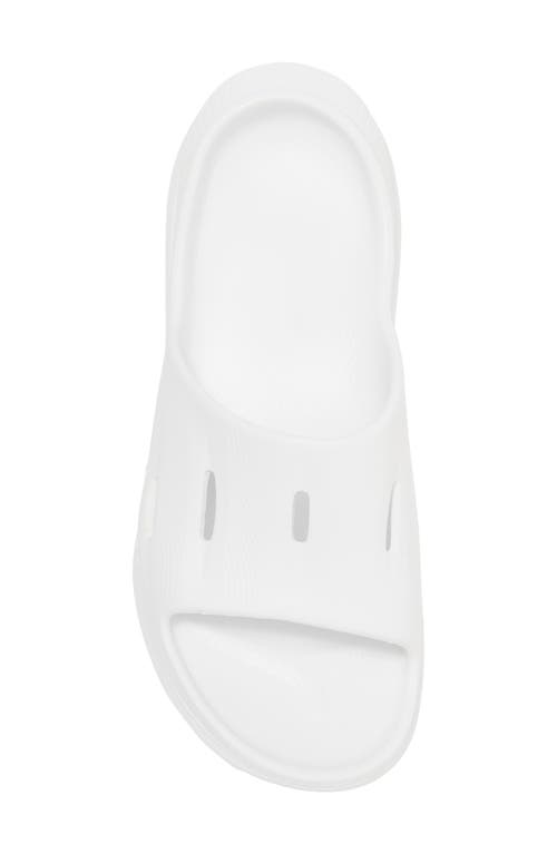 Hoka Womens Ora Recovery Slide 3 In White/white