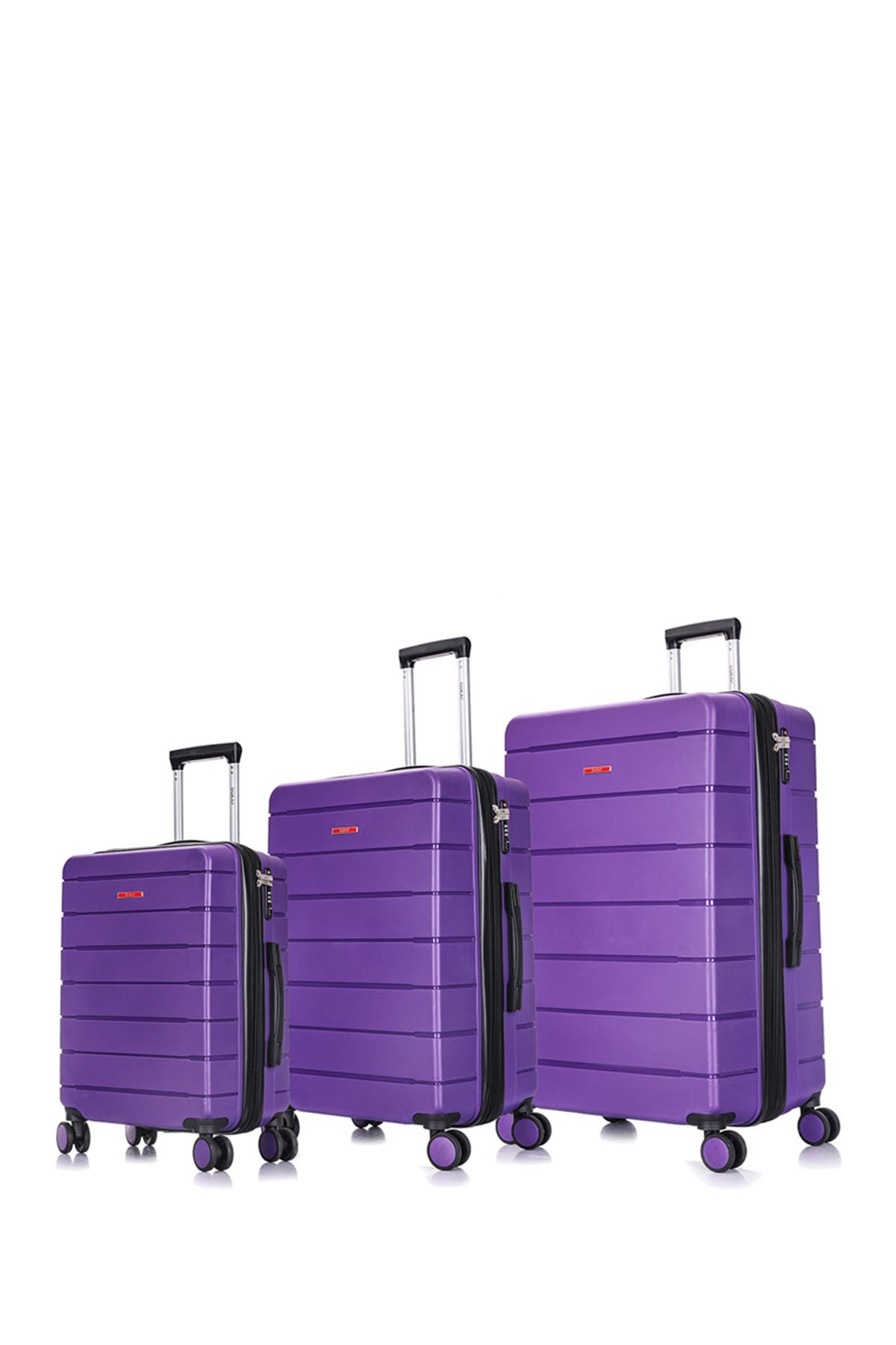 purple suitcase set