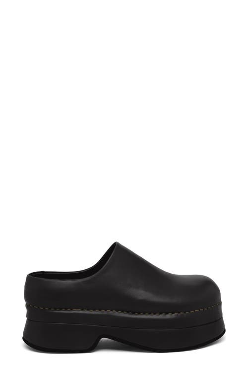 Shop Alexander Mcqueen Stone Clog In Black