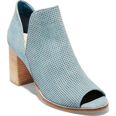 Cole Haan Shiloh Open Toe Bootie, Blue