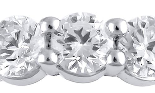 Badgley Mischka Round Cut Lab Created Diamond Infinity Ring In Platinum
