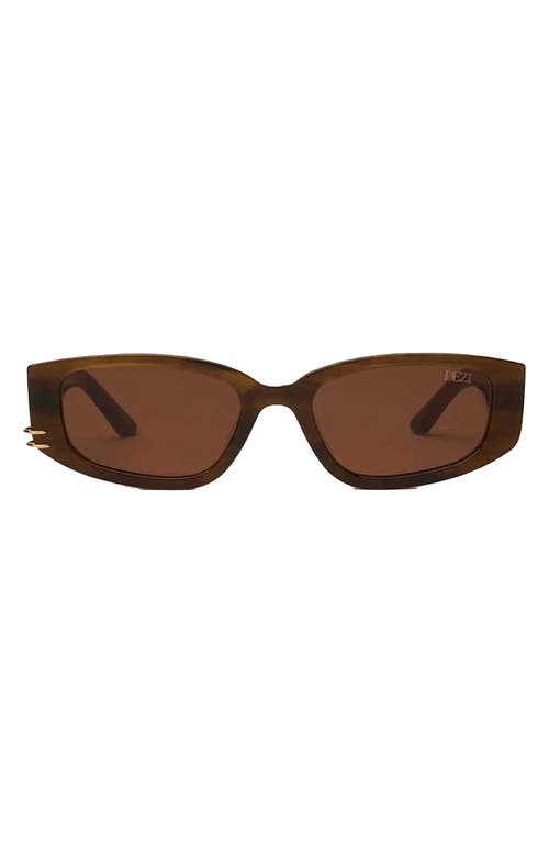 DEZI DEZI CUFFED 53MM SQUARE SUNGLASSES