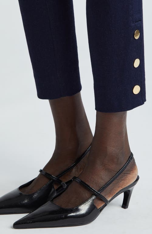St John St. John Collection Slim Fit Crop Jeans In Indigo