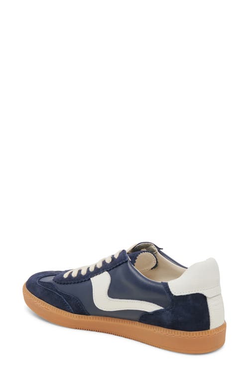 Shop Dolce Vita Notice Sneaker In Navy Leather