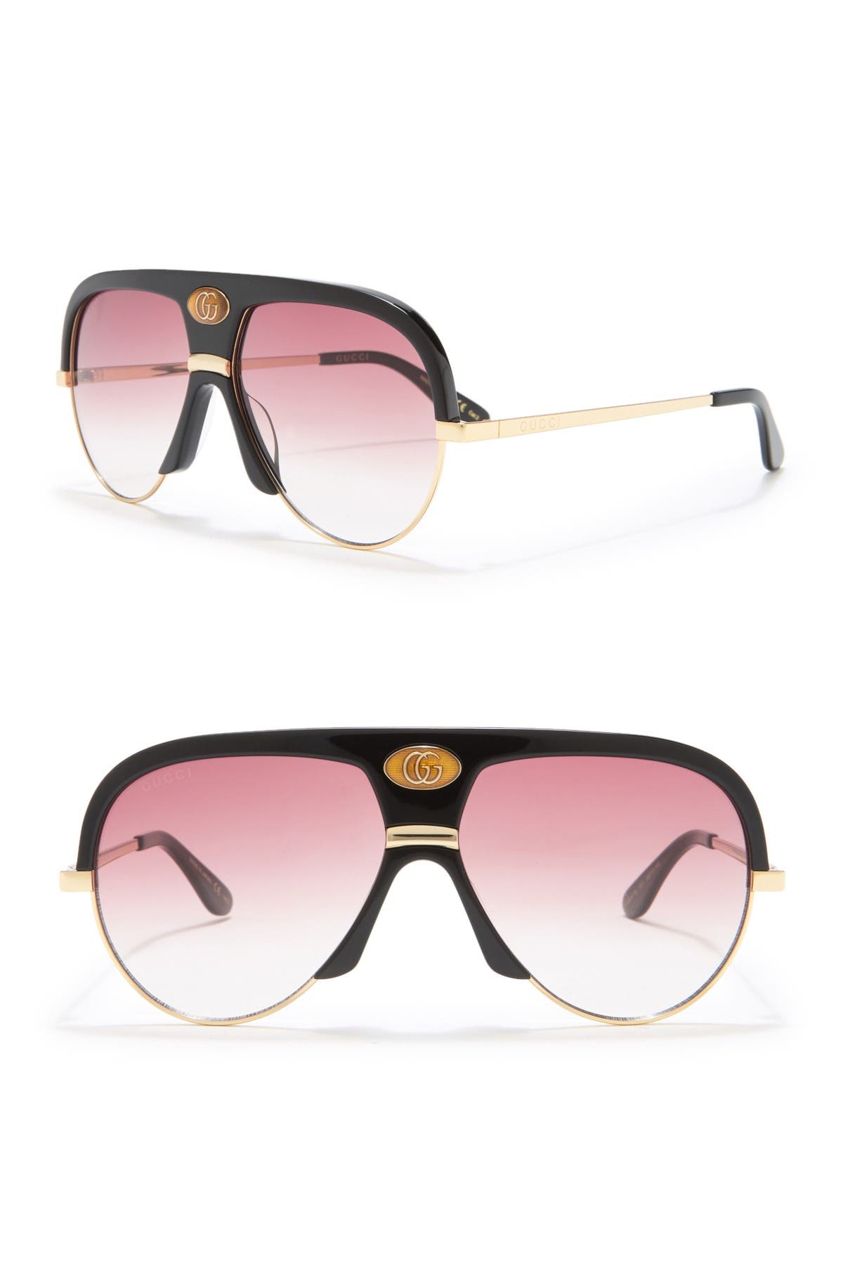 gucci men's navigator sunglasses