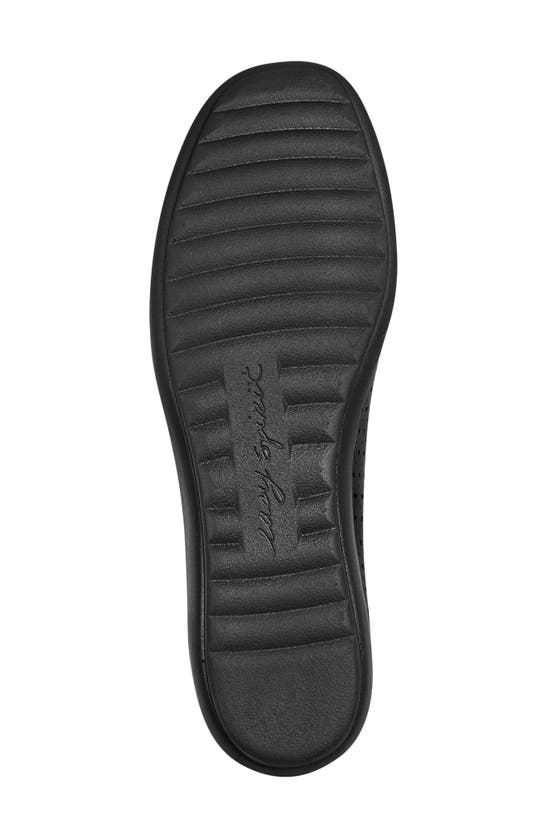 Shop Easy Spirit Luciana Perforated Flat In Black