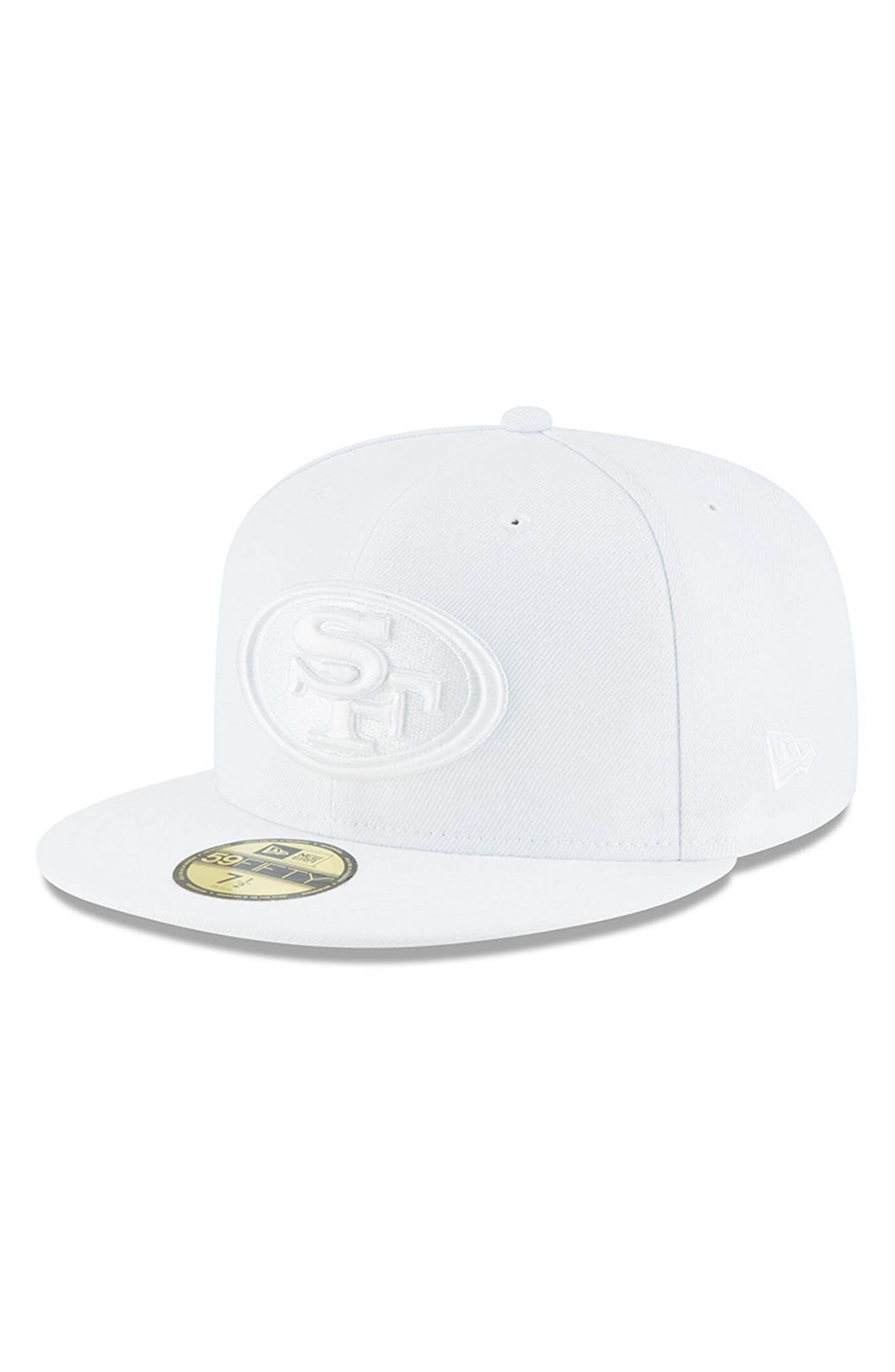 49ers black and white hat