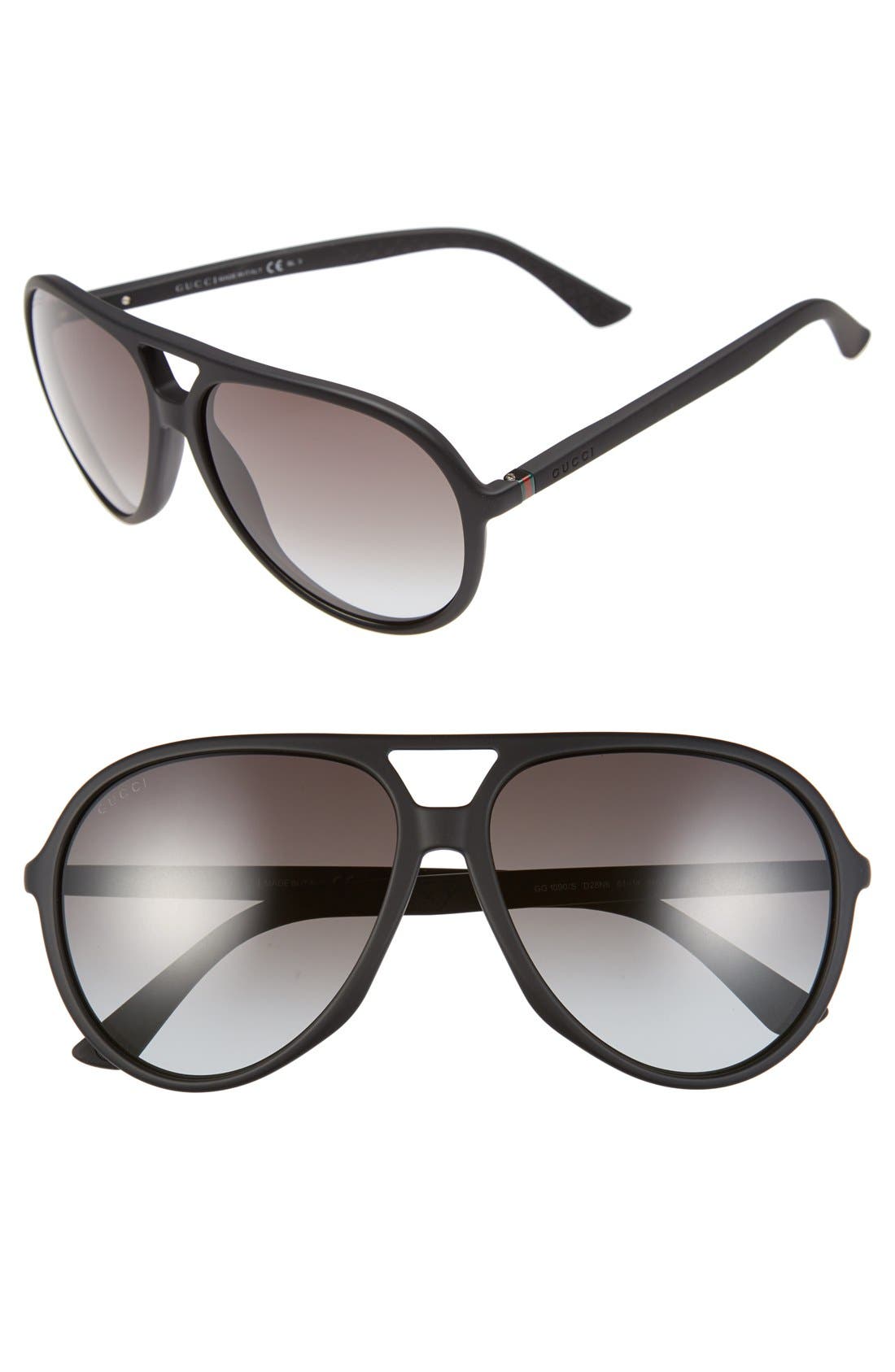 Gucci 61mm Aviator Sunglasses Nordstrom