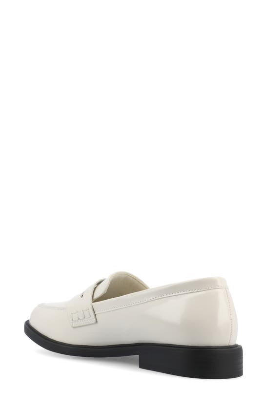 Shop Journee Collection Raichel Penny Loafer In Bone