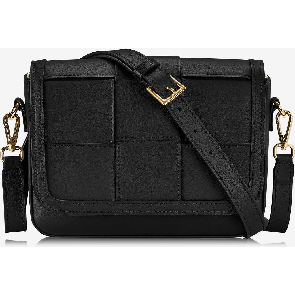 Gigi New York Women's Lily Leather Crossbody Bag In Black