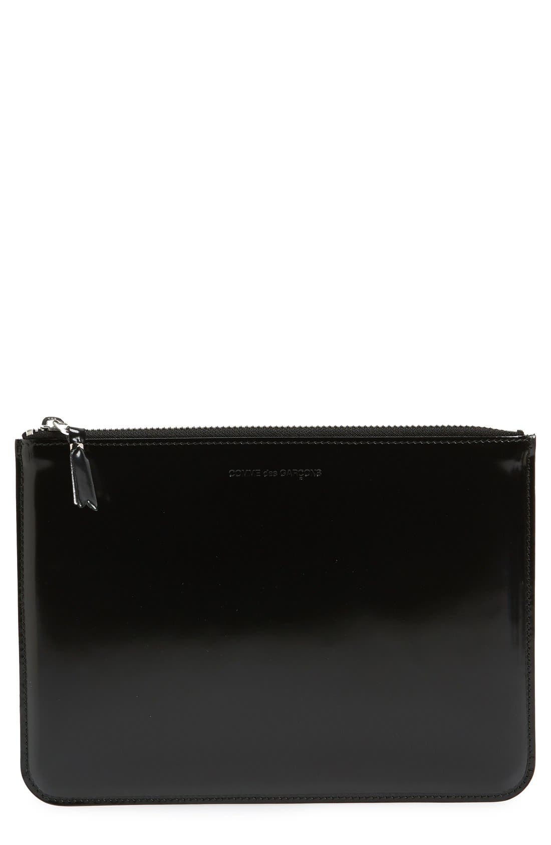 comme des garcons clutch bag