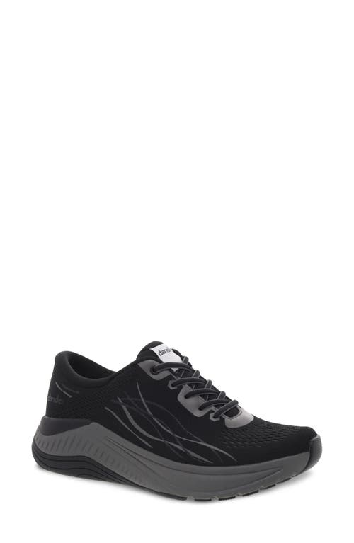 Dansko Pace Sneaker In Black/grey