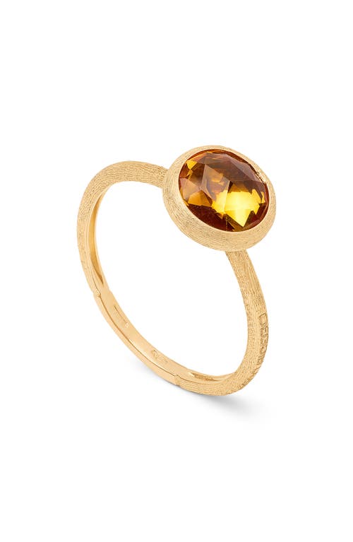 Marco Bicego Jaipur Citrine Ring in Yellow Gold at Nordstrom, Size 7