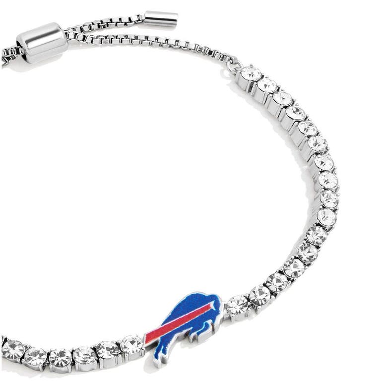 Baublebar Silver Buffalo Bills Pull-tie Tennis Bracelet