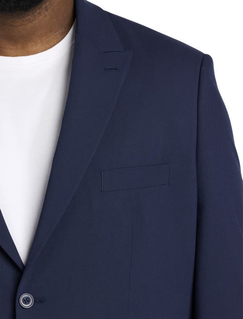 Synrgy By Dxl Synrgy Machine Washable Modern-fit Suit Jacket In Navy