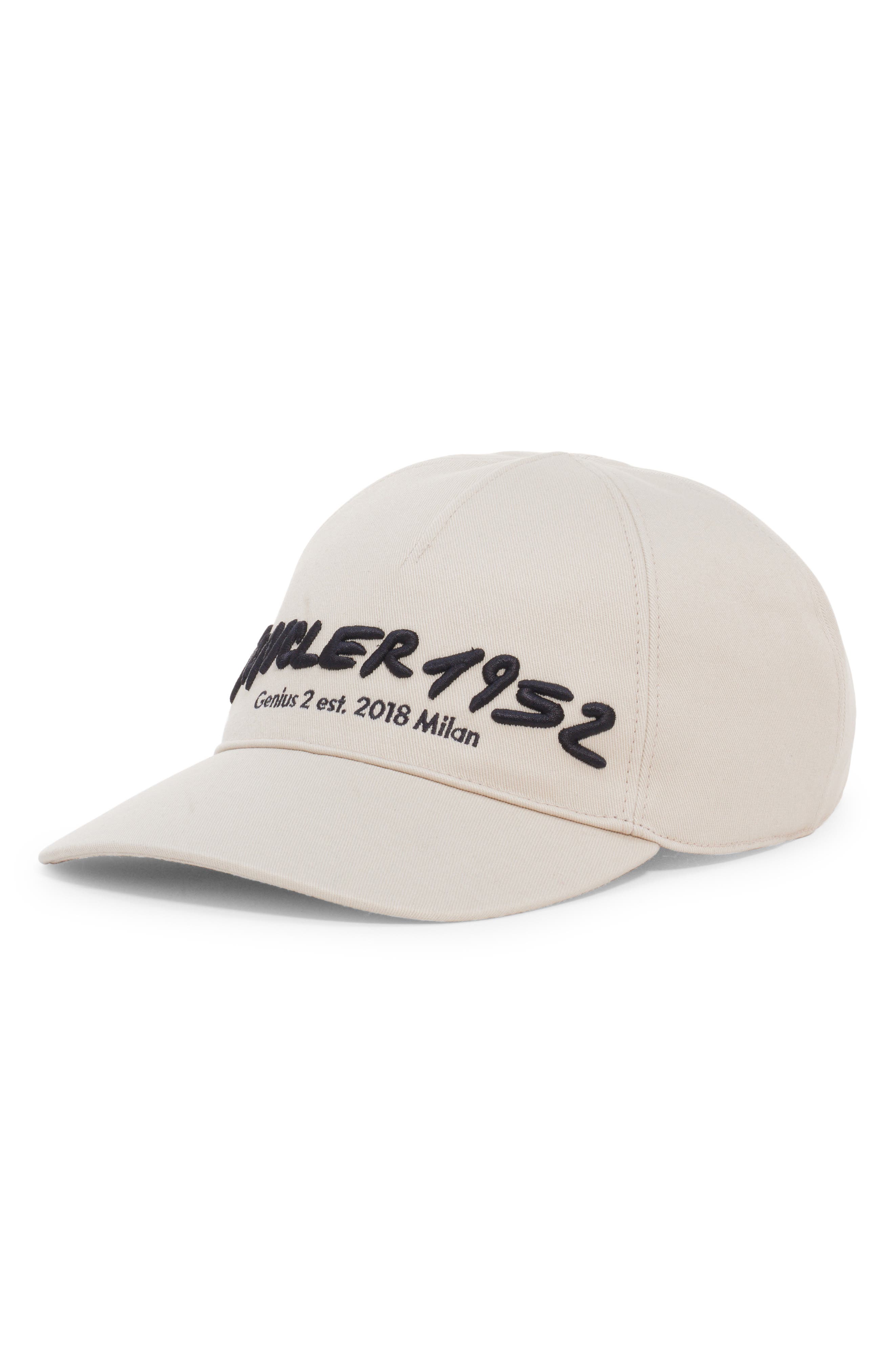 2 Moncler 1952 Embroidered Baseball Cap 
