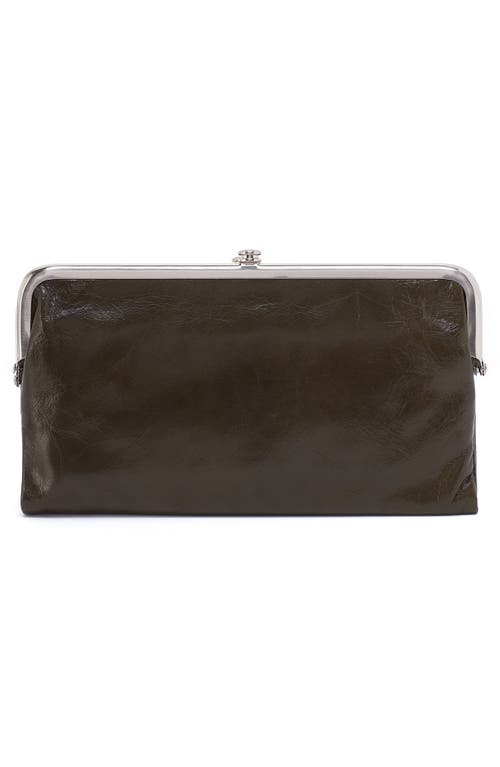 HOBO HOBO LAUREN LEATHER DOUBLE FRAME CLUTCH 