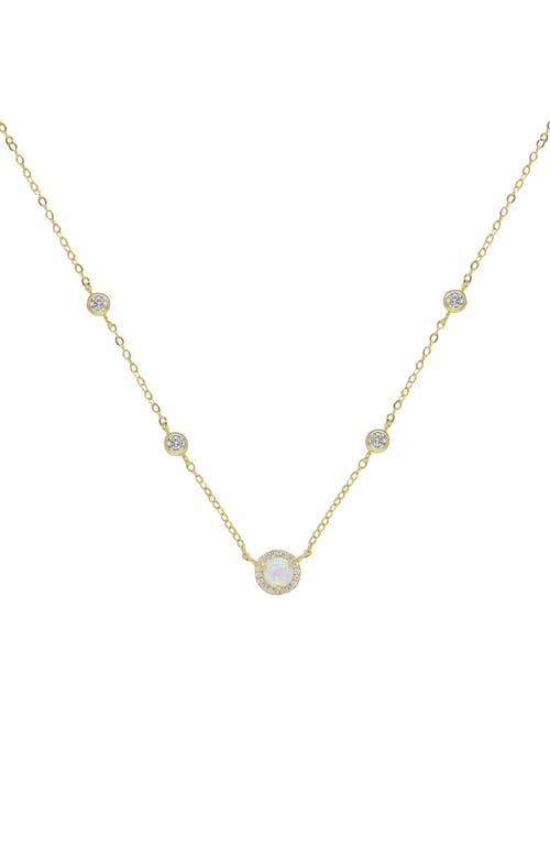 Ettika Opal Chain Necklace in Gold at Nordstrom