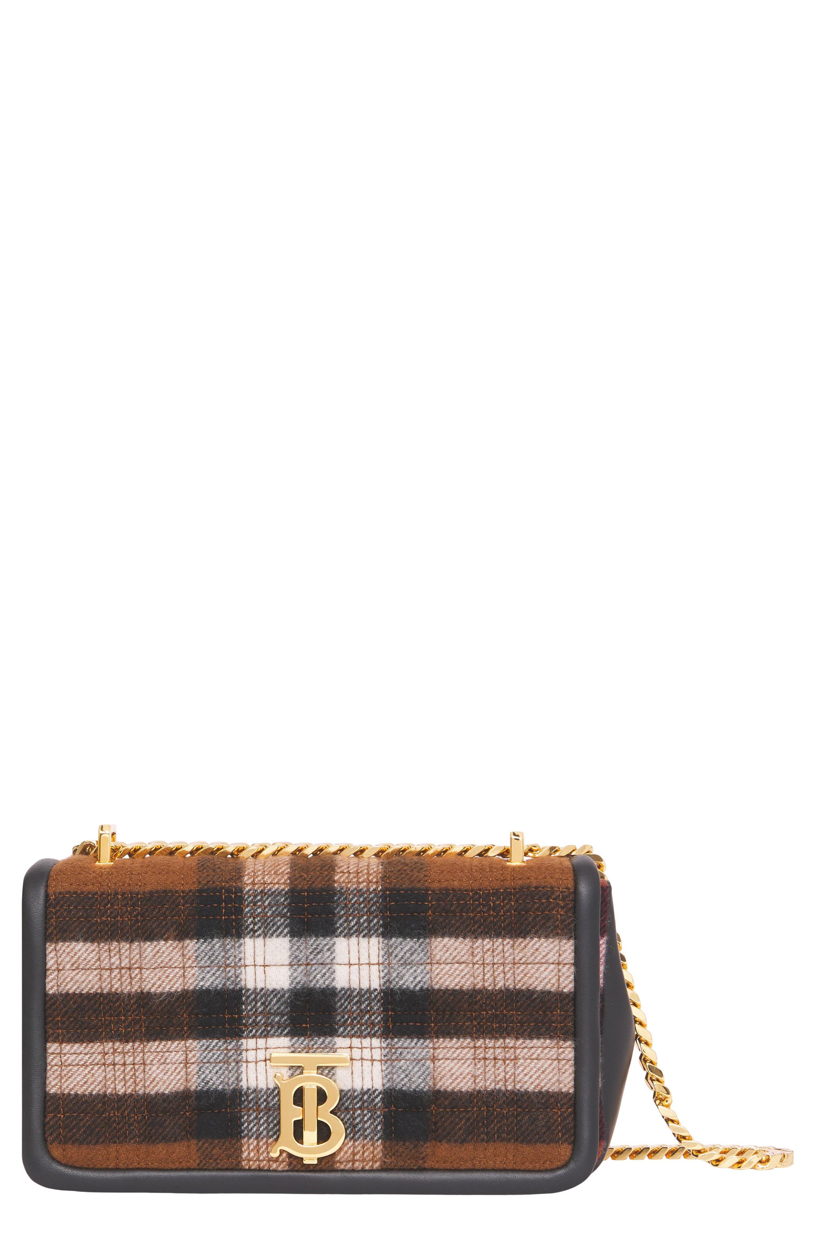 small check cashmere lola bag