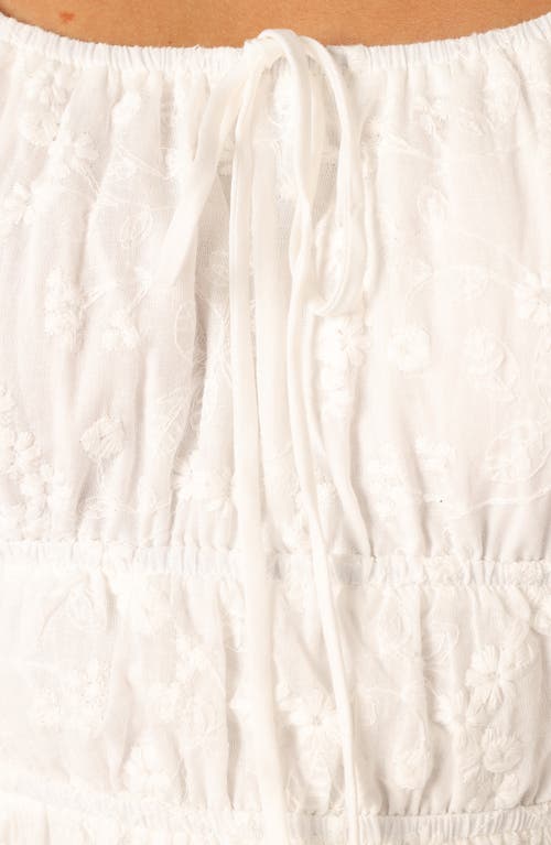 Petal And Pup Petal & Pup Prive Embroidered Minidress In White