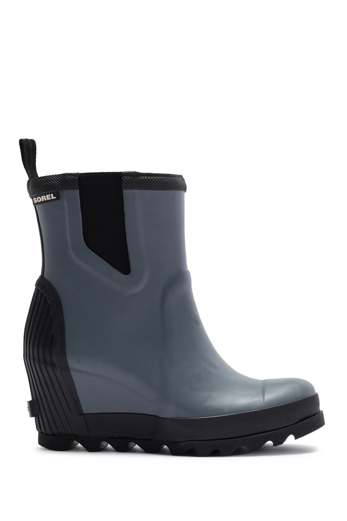 sorel joan waterproof wedge felt chelsea boot